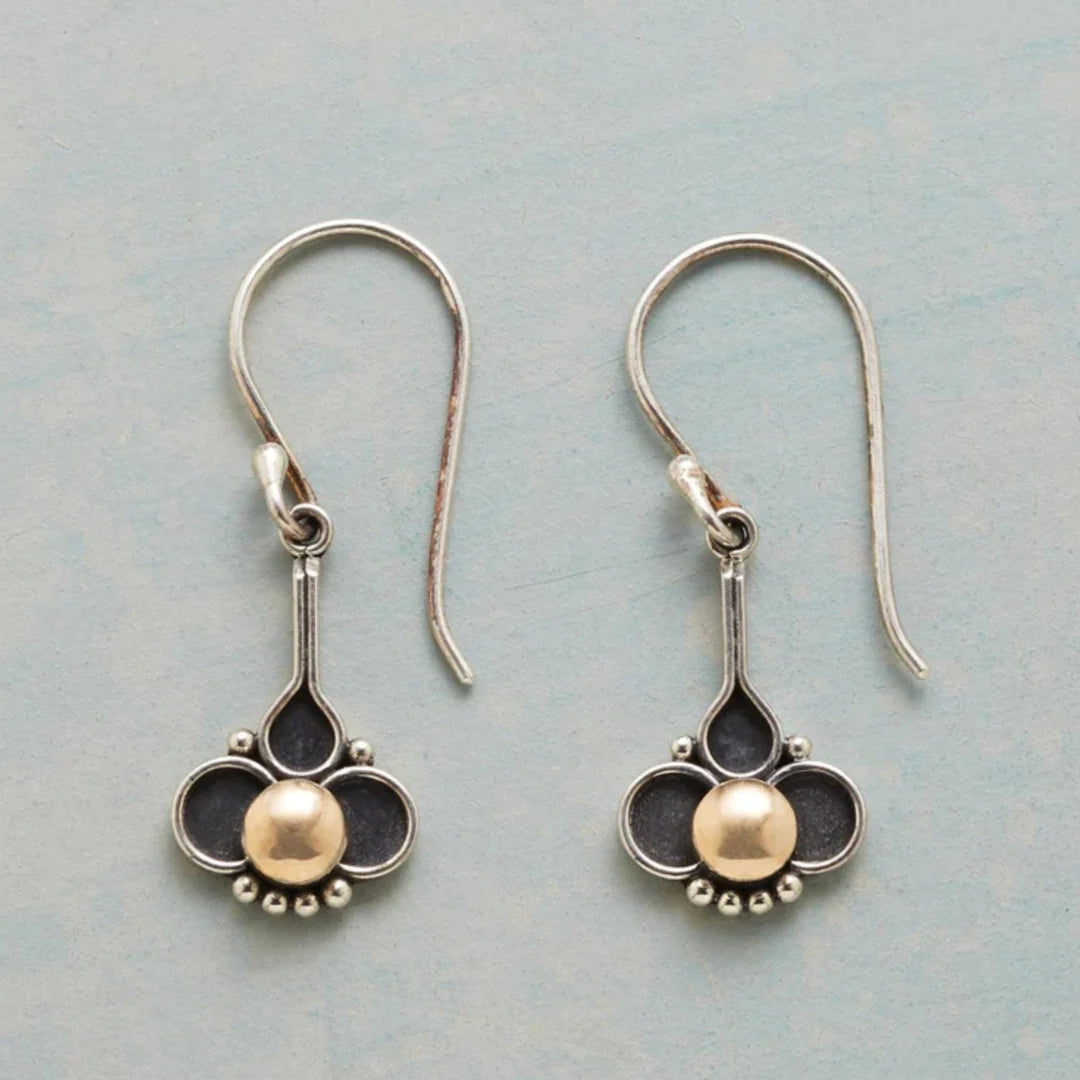 Caravanas Boho con Perlas Vintage