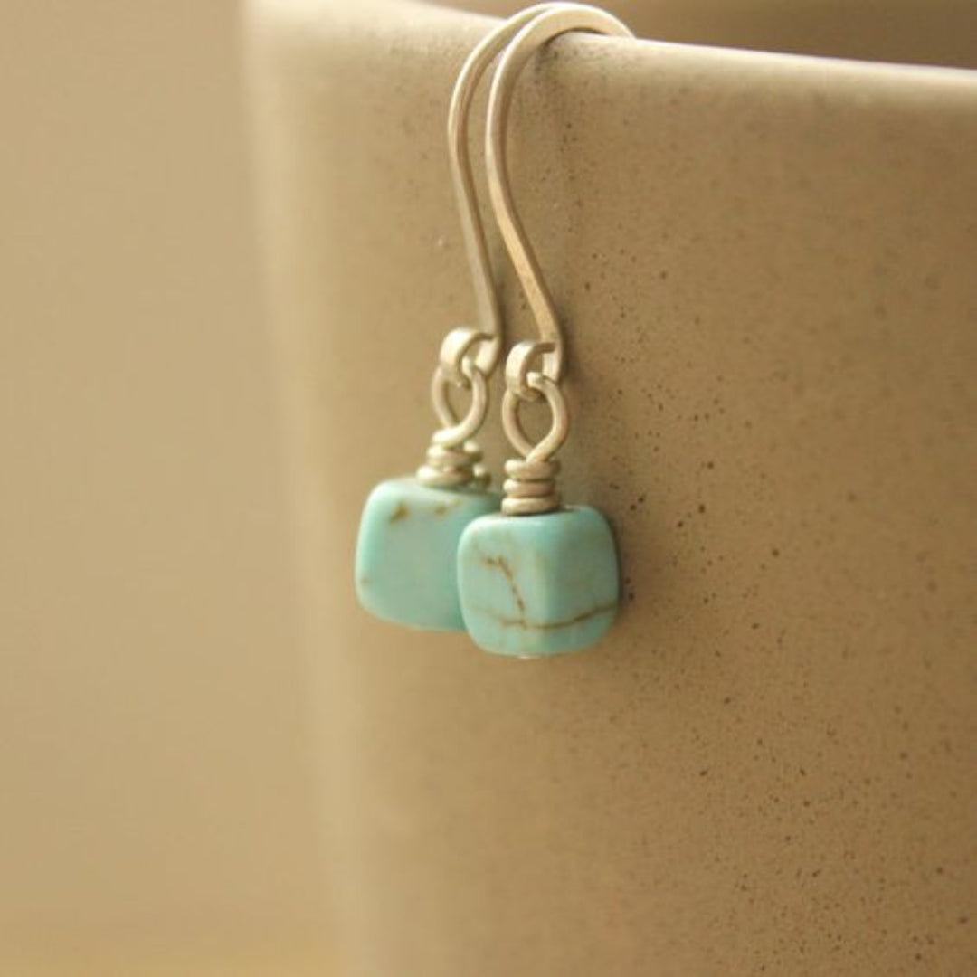 Caravanas Cubito Azul Vintage