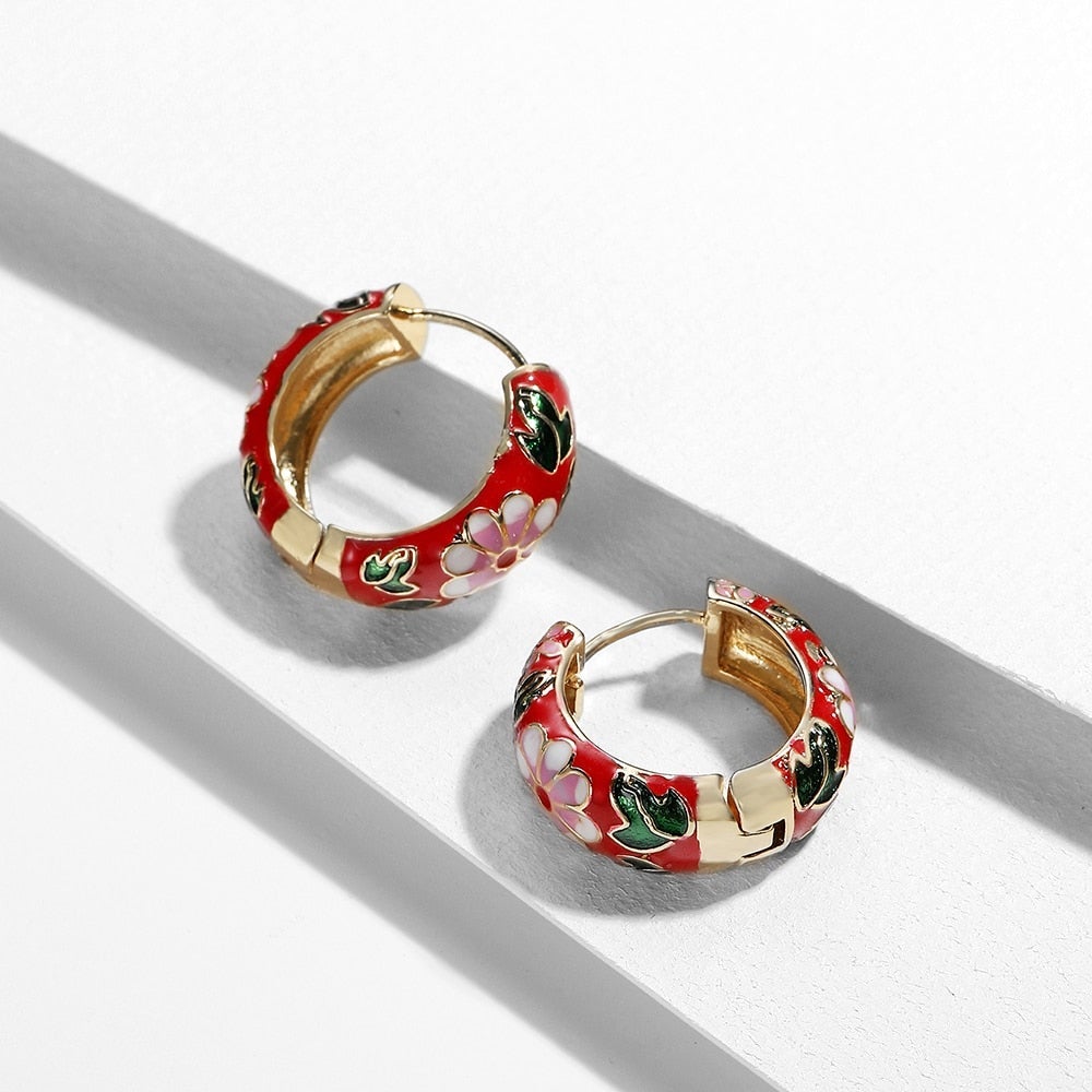 Caravanas de Lujo Florales