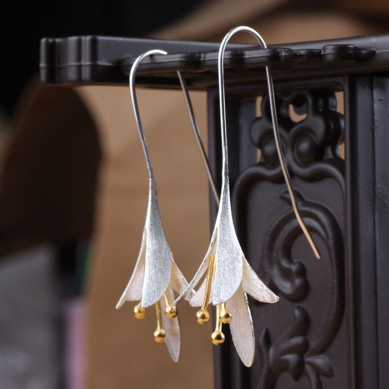 Caravanas Flor de Plata