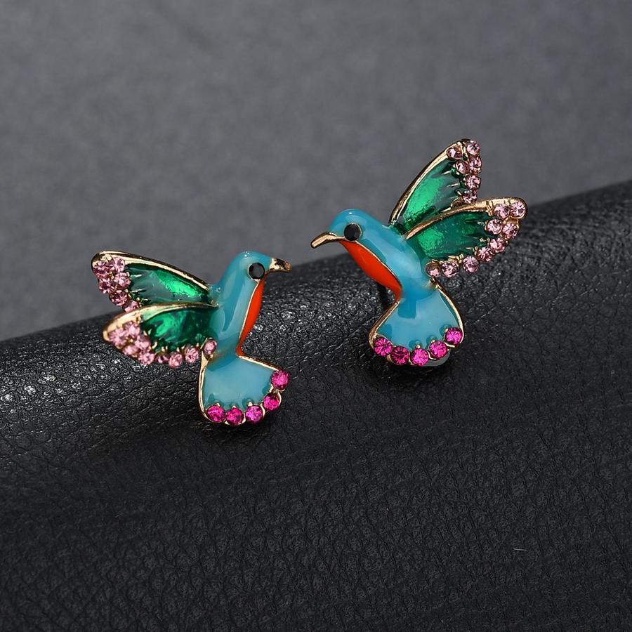 Caravanas de Colibrí de Cristal