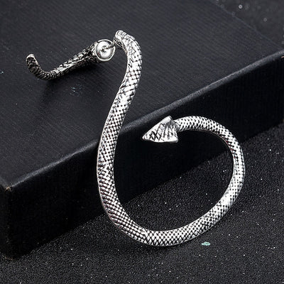 Caravanas de Serpiente en Plata 925