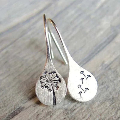 Caravanas de Flores Vintage en Plata 925