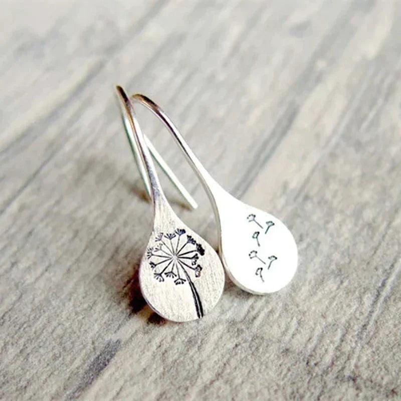Caravanas de Flores Vintage en Plata 925