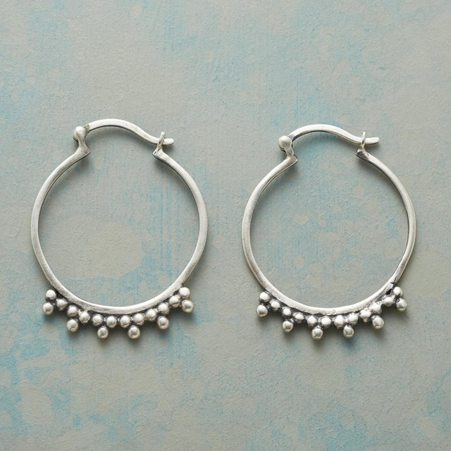 Caravanas Aros en Plata Vintage