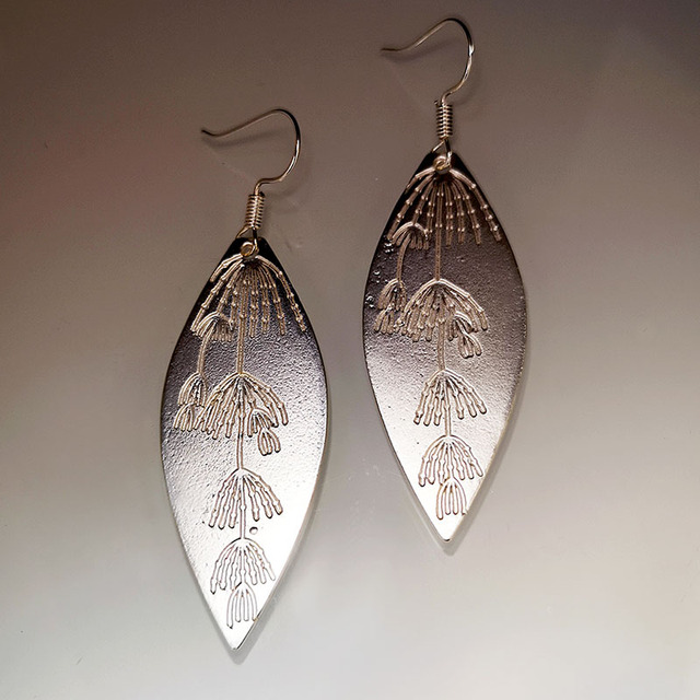 Caravanas Étnicos Vintage en Plata