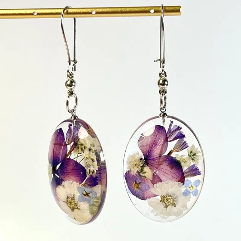 Caravanas Vintage Flor de Cristal